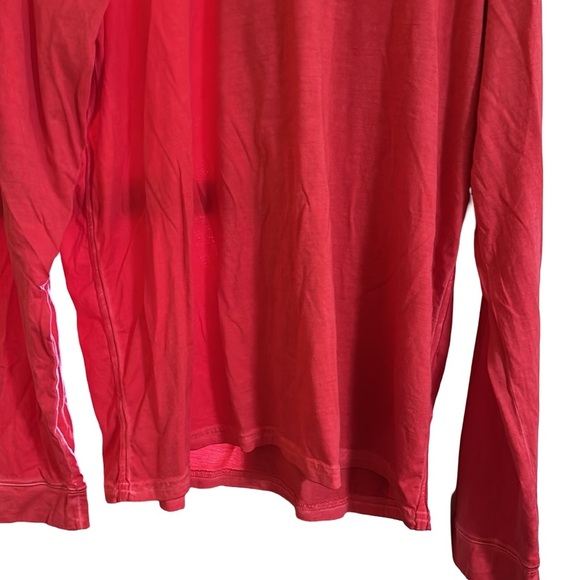 7 for all mankind Red Long Sleeve Shirt Size Large - Picture 3 of 6